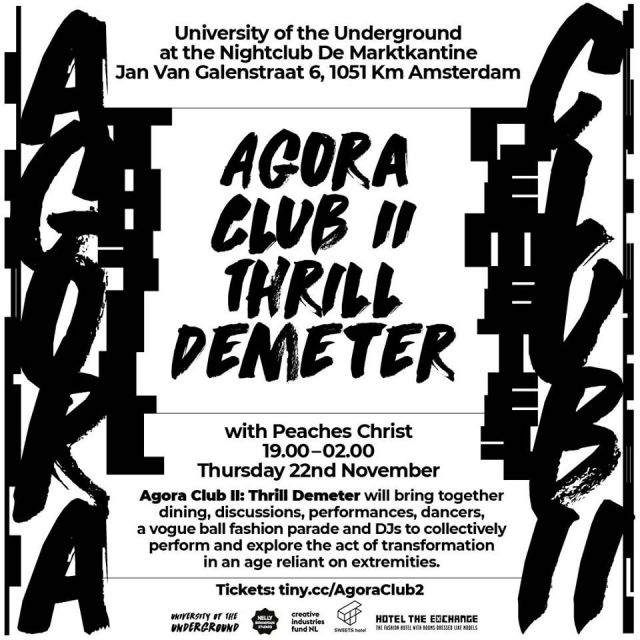 Sandberg Instituut - writer curator critic and founder of we make money not art yamuna forzani queer activist vogue ball organiser fashion designer arne hendriks